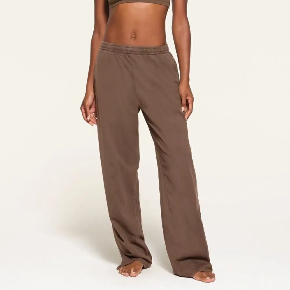 Good American Tan/Brown Cotton Sweatpants(Size 0/XS)